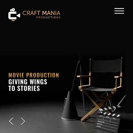 Craft Mania Web design