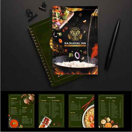 Menu Graphic Designing
